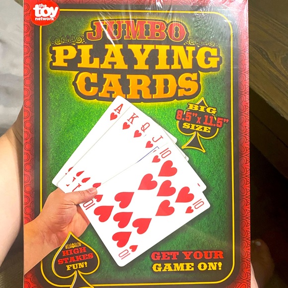 Jumbo Playing Cards - Picture 1 of 4